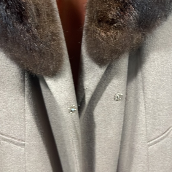 Vintage fur collared coat - Picture 5 of 6